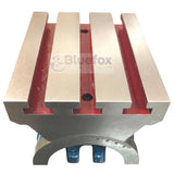 Adjustable Tilting Swivel Milling Table 4" x 5" (100 x 125mm) Angle Plate for Milling Machine | Bluefox Tools | DE