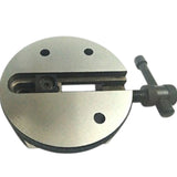 100mm Round Vice for 4" (100mm) Rotary Milling Table with M6 T-Nuts | Cast Iron | Bluefox Tools | DE