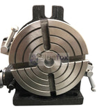 HV6 Rotary Table 150mm (6") Horizontal Vertical 4 Slot with MT2 Centre Bore | 90:1 Ratio | Bluefox Tools | DE