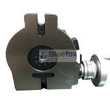 HV6 Rotary Table 150mm (6") Horizontal Vertical 4 Slot with MT2 Centre Bore | 90:1 Ratio | Bluefox Tools | DE