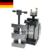 Mini Vertical Slide with 2" (50mm) Precision Steel Vice for Bench Lathe | Instant Milling Attachment | Bluefox Tools | DE