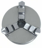 65mm (2-1/2") 3-Jaw Mini Lathe Chuck with MT1 & MT2 Arbors | M14 x 1 Thread | Self-Centering | Bluefox Tools | DE