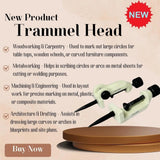 Large Adjustable Trammel Head Set Beam Compass with Pencil Holder & Steel Points | Circle Marking Layout Tool | Bluefox Tools | UK STOCK