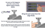 4 Pc Edge Finder Wiggler Set 3/8" & 1/2" Shank Precision Centre Finder Bluefox | UK STOCK