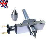 MT4 Tailstock Taper Turning Attachment with Revolving & Dead Center | Precision Lathe Taper Tool UK STOCK
