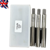 1/2" x 26 TPI Hand Tap Set – 3 Piece British Cycle Thread (BSCY / CEI) Taps | Taper, Second & Plug UK STOCK