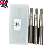 1/2" x 26 TPI Hand Tap Set – 3 Piece British Cycle Thread (BSCY / CEI) Taps | Taper, Second & Plug UK STOCK