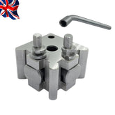 T37 Quick Change Tool Post Main Block for Myford ML7 & Super 7 Lathes – 58×58mm – Main Block Only UK STOCK