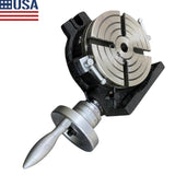 BLUEFOX HV6 6" (150mm) Precision Rotary Table | Horizontal & Vertical Milling Table | MT2 | 90:1 Gear Ratio