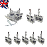 10 Piece T63 Quick Change Tool Post Set for Harrison Bantam & Colchester 5-1/2" & 6" Lathes | 24mm Capacity
