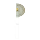 BlueFox Tools Stainless Steel 0-180° Protractor Angle Gauge with Measuring Ruler | Precision Angle Finder & Layout Tool
