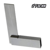 BlueFox Tools 2" Machinist Try Square | Precision Ground Hardened Steel Engineer's 90° Right Angle Square | Measuring & Layout Tool