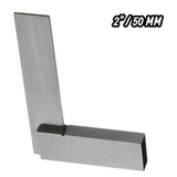 BlueFox Tools 2" Machinist Try Square | Precision Ground Hardened Steel Engineer's 90° Right Angle Square | Measuring & Layout Tool