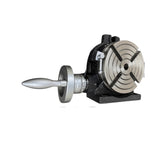 BlueFox Tools HV6 6" (150mm) Horizontal Vertical Rotary Table Kit | Tailstock, Dividing Plate Set & Clamping Kit | MT2, 90:1, 4 Slot