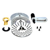BlueFox Tools HV6 6" (150mm) Horizontal Vertical Rotary Table Kit | Tailstock, Dividing Plate Set & Clamping Kit | MT2, 90:1, 4 Slot