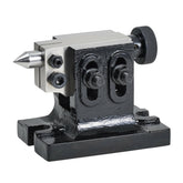 BlueFox Tools Adjustable Double Bolt Tailstock for HV4, HV5 & HV6 Rotary Tables | Cast Iron MT2 Rotary Table Tailstock | 80–105mm Centre Height