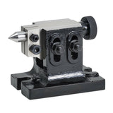 BlueFox Tools Adjustable Double Bolt Tailstock for HV4, HV5 & HV6 Rotary Tables | Cast Iron MT2 Rotary Table Tailstock | 80–105mm Centre Height