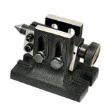BlueFox Tools Adjustable Double Bolt Tailstock for HV4, HV5 & HV6 Rotary Tables | Cast Iron MT2 Rotary Table Tailstock | 80–105mm Centre Height