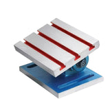 BlueFox Tools 5" x 6" Adjustable Swivel Angle Plate | Tilting Milling Table | Precision Ground Cast Iron Angle Plate | 0°–90°