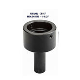 BlueFox Tools 1-1/2" Tailstock Floating Round Die Holder | 3/4" Straight Shank | For Lathe, Milling & Tapping Machines