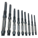 BlueFox Tools 9 Piece Adjustable Hand Reamer Set H4–H12 | 15/32" to 1-3/16" (11.9–30.16mm) Carbon Steel Hand Reamers with Storage Case