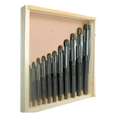 BlueFox Tools 9 Piece Adjustable Hand Reamer Set H4–H12 | 15/32" to 1-3/16" (11.9–30.16mm) Precision Carbon Steel Reamer Kit