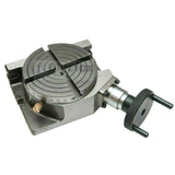 4 Inch (100mm) Precision Rotary Table Horizontal & Vertical Milling Table 4 Slot | DE