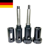 MT3 Sliding Floating Tailstock Die Holder Kit for Lathe Threading with 3MT & Parallel Shank | DE