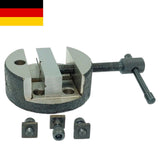 80mm Round Rotary Table Vice with 3 Tee Nuts for 3" & 4" Rotary Tables | DE