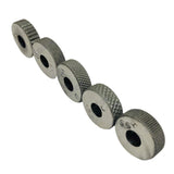 12mm Straight Shank Knurling Tool with 6 HSS Knurl Wheels | Mini Lathe Knurling Set | DE