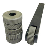 12mm Straight Shank Knurling Tool with 6 HSS Knurl Wheels | Mini Lathe Knurling Set | DE