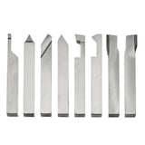 8 Piece HSS Lathe Turning Tool Set 6 x 6 x 63mm M2 Grade | Turning, Boring & Threading Tools | DE