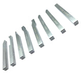 8 Piece HSS Lathe Turning Tool Set 6 x 6 x 63mm M2 Grade | Turning, Boring & Threading Tools | DE
