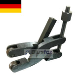 1/2" Shank Scissor Type Knurling Tool Holder | Quick Action Lathe Knurler 1/16"–2-1/4" Capacity | DE