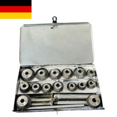 Bluefox 15 Pcs Engine Valve Seat Cutter Set HCS with Pilots, Arbor & Metal Box | DE