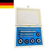 5 Piece Valve Seat & Face Cutter Set Carbon Steel with Wooden Storage Box | DE
