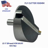 4″ (100mm) Fly Cutter with Carbide Indexable Tip TNMG16 | 3/4″ Shank Heavy Duty Milling Fly Cutter