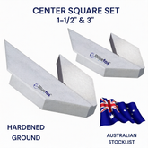 Centre Square Set 38mm & 75mm – Precision Ground Steel Round Bar Centre Finder