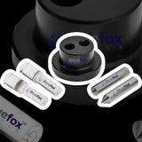Optical Center Punch Set – 6 Pc Precision Layout Tool with 9× Lens, 60° & 150° Punches | Bluefox Tools