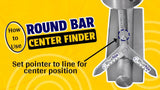 Center Finder Tool for Round Bar Workpiece – 3/8″ Shank for Drilling & Milling Machines