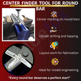 Center Finder Tool for Round Bar Workpiece – 3/8″ Shank for Drilling & Milling Machines