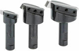 Fly Cutter Holder Set of 3 Pcs with 1/2″ Shank – HSS Square Tool Bits & Wooden Stand