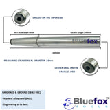 🔧 3MT Lathe Alignment Test Bar MT3 | 335mm EN31 Alloy Steel Precision Tailstock Alignment Tool