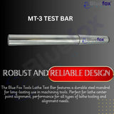 🔧 Lathe Alignment Test Bar Set 1MT, 2MT, 3MT, 4MT & 5MT | 5 Piece EN31 Alloy Steel Precision Test Mandrel Kit