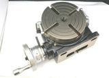 BlueFox Tools HV6 6" (150mm) Horizontal Vertical Rotary Table Kit | Tailstock, Dividing Plate Set & Clamping Kit | MT2, 90:1, 4 Slot