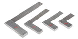 BlueFox Tools 4 Piece Engineers Try Square Set | 2", 3", 4" & 6" Precision Hardened Steel Machinist Squares with Wooden Storage Case