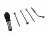 🔧 5PC WIGGLER CENTER FINDER SET – DOUBLE BALL, DISC & POINT ATTACHMENTS | MILLING MACHINE CENTER LOCATOR & ALIGNMENT TOOL