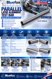 🔧 BLUEFOX TOOLS 40mm × 400mm Lathe Alignment Test Bar – EN31 Hardened & Ground Parallel Shank Mandrel