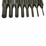 🔧 BLUEFOX TOOLS Short Drive Pin Punch Set of 8 Pieces – Hardened & Ground Tool Steel | 4" Length