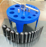 🔧 BLUEFOX TOOLS Gasket Punch Table Set 6–38mm – 16-Piece Heavy-Duty Steel Hole Punching Tool